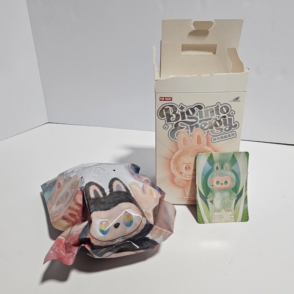 Confirmed Authentic Pop‎ Mart Labubu Serenity, open box, sealed pocket.